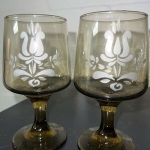 Set of 4 Pfaltzgraff goblets